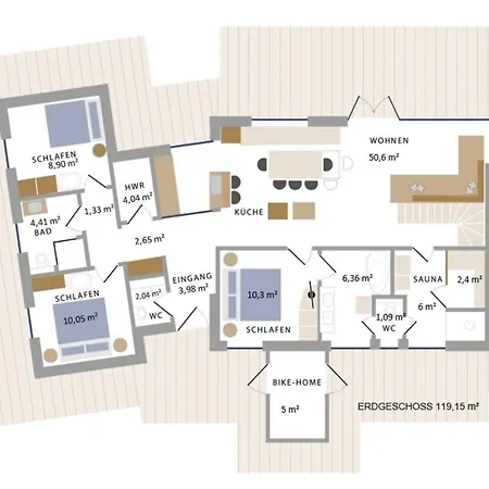 Reetdorf Geltinger Birk Atelierhaus Mooreiche Nyaraló *